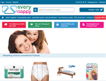 Tablet Screenshot of everynappy.co.uk